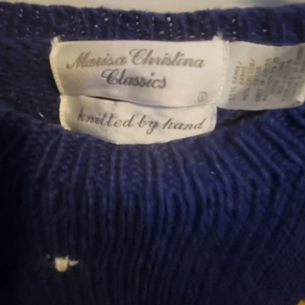 Marisa Christina Classics Vintage Handmade Sweater Halloween Womens Size Small - Picture 2 of 6